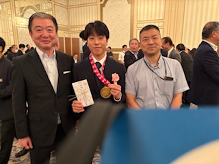 祝・篠塚大登選手　2025世界卓球選手権大会優勝祝賀会
